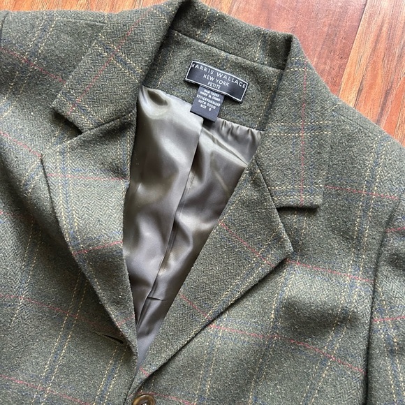 Harris Wallace multicolored Tweed Blazer Women’s Size S Fall Business Casual - Picture 3 of 8